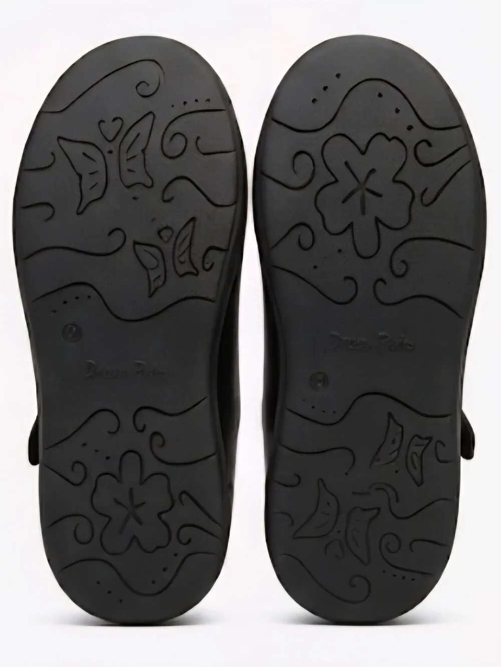 NIB Dream Pairs Girls Black Mary Jane Shoes - Size 2